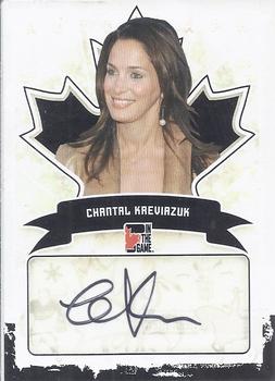 2011 In The Game Canadiana - Autographs Black #A-CK1 Chantal Kreviazuk Front