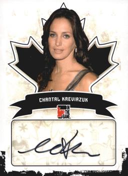 2011 In The Game Canadiana - Autographs Black #A-CK2 Chantal Kreviazuk Front