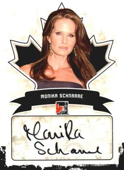 2011 In The Game Canadiana - Autographs Black #A-MS2 Monika Schnarre Front