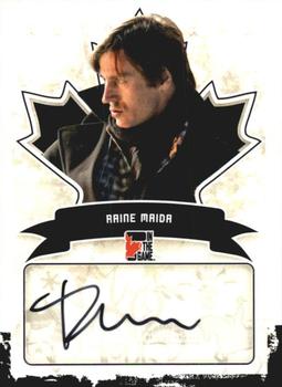 2011 In The Game Canadiana - Autographs Black #A-RM1 Raine Maida Front