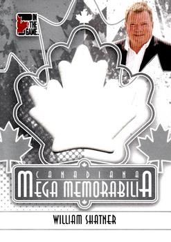 2011 In The Game Canadiana - Mega Memorabilia Silver #MM-29 William Shatner Front