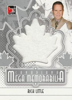 2011 In The Game Canadiana - Mega Memorabilia Silver #MM-34 Rich Little Front