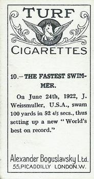 1925 Sports Records #10 Swimming Back