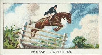 1925 Sports Records #18 Horse Jumping Front