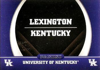 2016 Panini Kentucky Wildcats - Kentucky Silver #2 Lexington, Kentucky Front