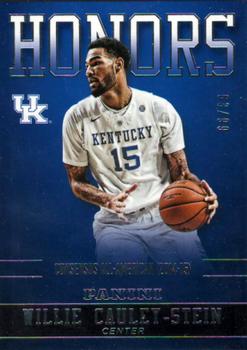2016 Panini Kentucky Wildcats - Honors Silver #WCS-UK Willie Cauley-Stein Front