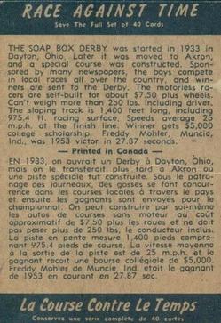 1954 Parkhurst Race Against Time (V339-12) #31 Freddy Mohler Back