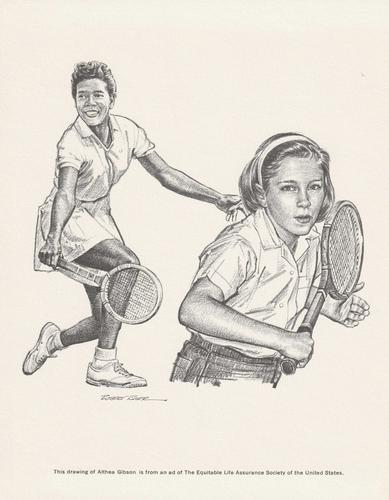 1967-73 Equitable Life Assurance Sports Hall of Fame #NNO Althea Gibson Front