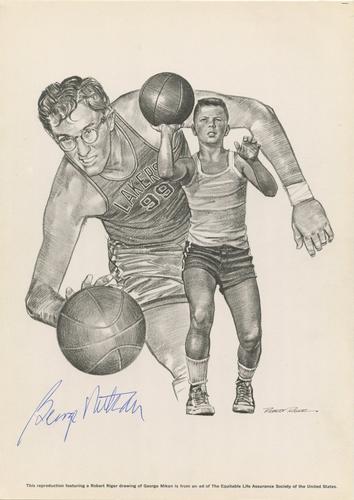 1967-73 Equitable Life Assurance Sports Hall of Fame #NNO George Mikan Front