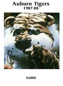 1987-88 Auburn Tigers Police #NNO Aubie Front