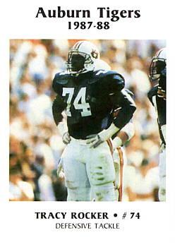 1987-88 Auburn Tigers Police #NNO Tracy Rocker Front