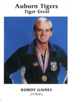 1987-88 Auburn Tigers Police #NNO Rowdy Gaines Front