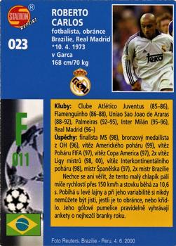 2000 Stadion World Stars #023 Roberto Carlos Back