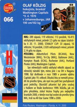 2000 Stadion World Stars #066 Olaf Kölzig Back
