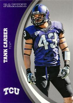 2016 Panini TCU Horned Frogs - Silver #38 Tank Carder Front