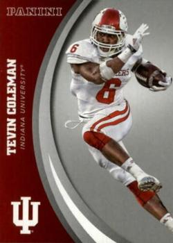 2016 Panini Indiana Hoosiers - Silver #17 Tevin Coleman Front