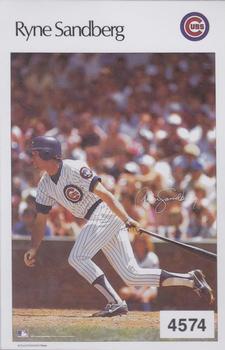 1986 Sports Illustrated Poster Stickers Test Issue #4574 Ryne Sandberg Front