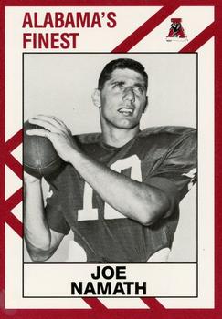 1990 Collegiate Collection Say No to Drugs #AL 1 Joe Namath Front
