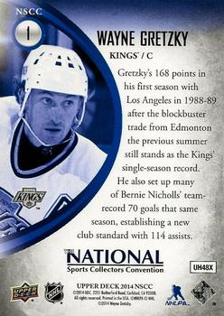 2014 Upper Deck National Convention #NSCC 1 Wayne Gretzky Back