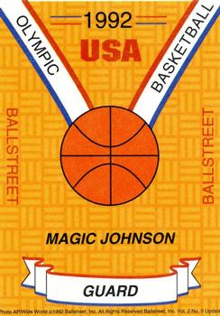 1992 Ballstreet #NNO Magic Johnson Back