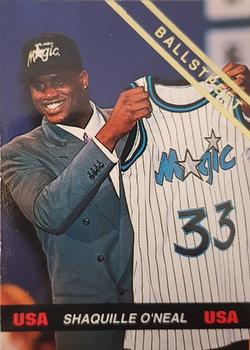 1992 Ballstreet #NNO Shaquille O'Neal Front