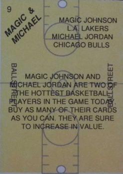 1992 Ballstreet #9 Magic Johnson / Michael Jordan Back