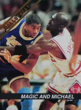 1992 Ballstreet #9 Magic Johnson / Michael Jordan Front