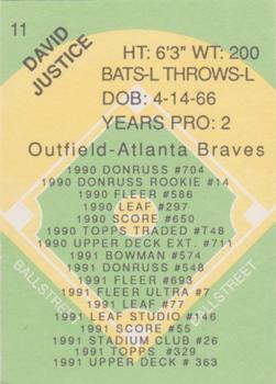 David Justice Gallery  Trading Card Database