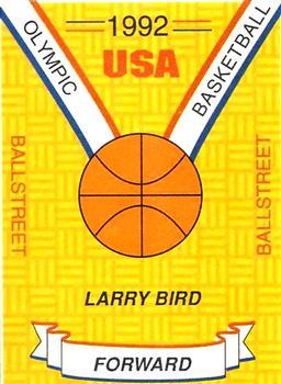 1992 Ballstreet #NNO Larry Bird Back
