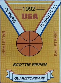 1992 Ballstreet #NNO Scottie Pippen Back
