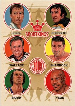 2009 Sportkings Series C - 2009 NSCC Sportkings VIP Promotion #VIP-01 Ivan Lendl / Phil Esposito / Rusty Wallace / Ken Shamrock / Rick Barry / Mike Tyson Front