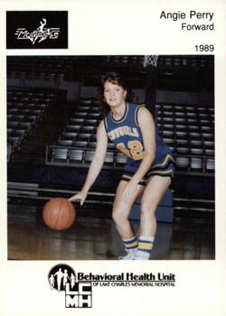 1989 McNeese State Cowboys #6 Angie Perry Front