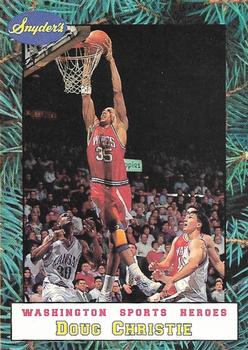 1992 Snyder's Washington Sports Heroes #3 Doug Christie Front