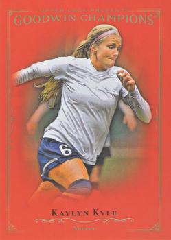 2016 Upper Deck Goodwin Champions - Royal Red #37 Kaylyn Kyle Front