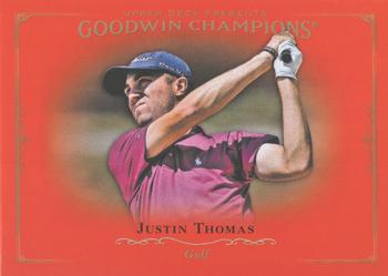 2016 Upper Deck Goodwin Champions - Royal Red #68 Justin Thomas Front