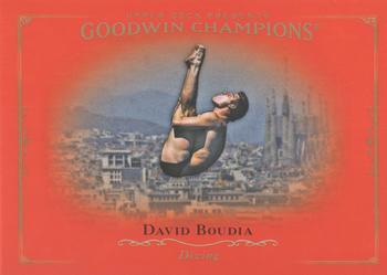 2016 Upper Deck Goodwin Champions - Royal Red #77 David Boudia Front