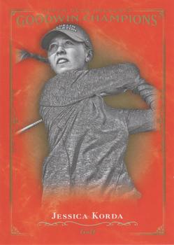 2016 Upper Deck Goodwin Champions - Royal Red #144 Jessica Korda Front