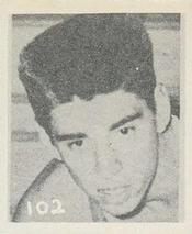 1955 All American Sports Club #102 Bill Sanchez Front