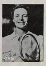 1955 All American Sports Club #496 Alice Marble Front