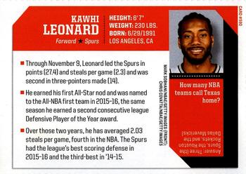 2017 Sports Illustrated for Kids #590 Kawhi Leonard Back