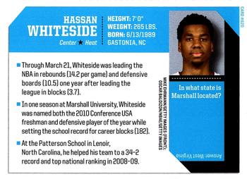 2017 Sports Illustrated for Kids #620 Hassan Whiteside Back