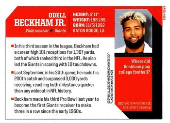 2017 Sports Illustrated for Kids #626 Odell Beckham Jr. Back