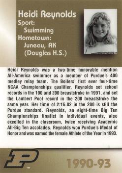 2000 AMA Purdue Boilermakers Legends Women #NNO Heidi Reynolds Back