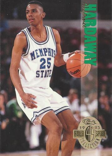 1993 Classic Four Sport Oversize #2 Anfernee Hardaway Front