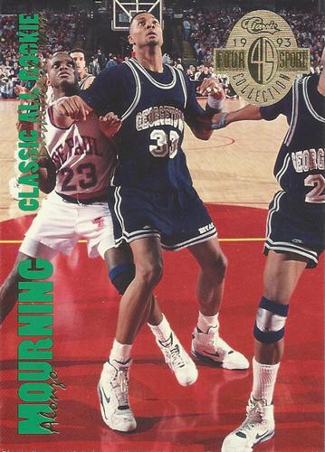 1993 Classic Four Sport Oversize #316 Alonzo Mourning Front