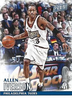 2016 Panini Black Friday - Thick Stock #41 Allen Iverson Front