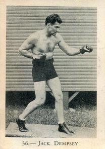 1930 Rogers Peet #36 Jack Dempsey Front