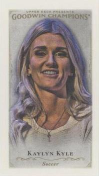 2016 Upper Deck Goodwin Champions - Canvas Blank Back Minis #NNO Kaylyn Kyle Front