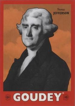 2016 Upper Deck Goodwin Champions - Goudey Royal Red #49 Thomas Jefferson Front