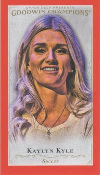 2016 Upper Deck Goodwin Champions - Royal Red Minis #87 Kaylyn Kyle Front